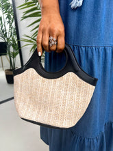 The Margaret - Woven Bucket Handbag